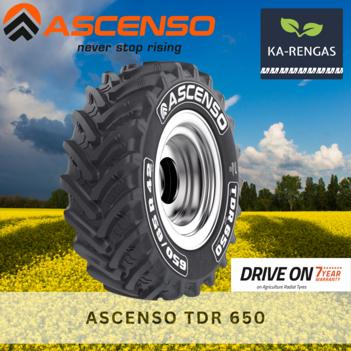 ASCENSO TDR 650 traktorin rengas